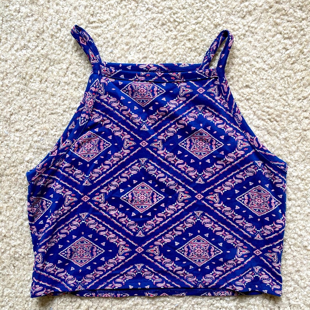Patterned crop top